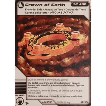 Trading Card, Ninjago Deck #2: 70 - Crown of Earth - International Version