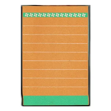 Scala, Building, Wall, Vertical Grooved 18 x 2 x 22 2/3 , Green Stripe with White Flowers on Medium Orange Print