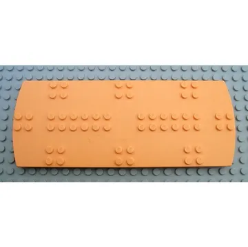 Scala, Plate Special 8 x 20 x 2/3 Round Ends with Reduced Stud Sections