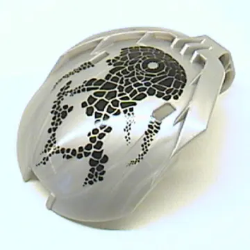 Windscreen Bohrok 4 x 5 x 7 with Black Scales and Nuhvok-Kal Logo