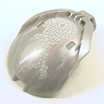 Windscreen Bohrok 4 x 5 x 7 with White Scales and Kohrak-Kal Logo