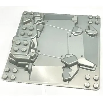 Duplo Baseplate Multi Leveled with Slopes and Steps 12 x 12 with Four Studs in Each Corner
