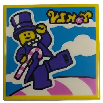 Tile 2 x 2 with Candy Man Dance print (43111-1)