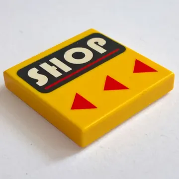 Tile 2 x 2 with Shop Print