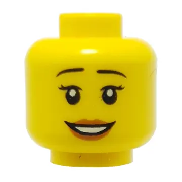 Minifig Head Maya, Smile / Scared Print