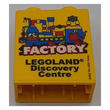 Duplo Brick 1 x 2 x 2, Legoland Discovery Centre Factory Print - 2012