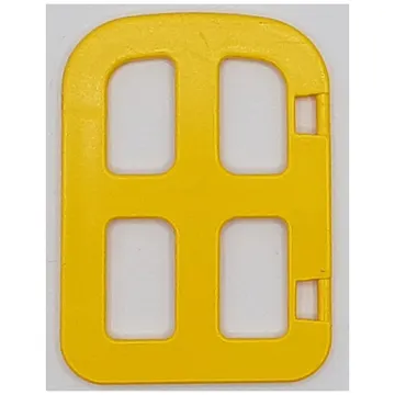 Duplo Door / Window Narrow, 1 x 3 x 2 1/2 with Four Panes