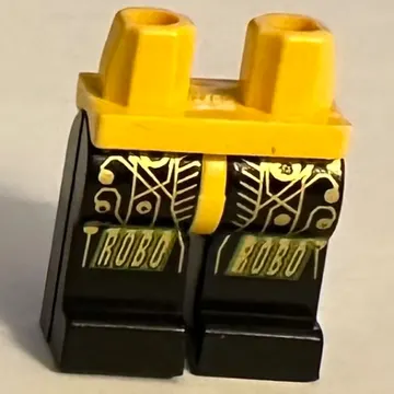 Hips and Black Legs with Space RoboForce Gold Circuitry Print
