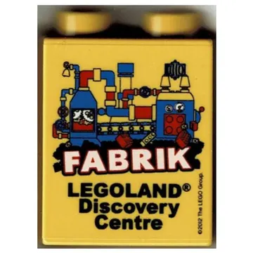 Duplo Brick 1 x 2 x 2, FABRIK LEGOLAND Discovery Centre, 2012