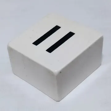 Duplo Tile 2 x 2 x 1 with Equal Sign '=' Print