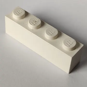 Brick 1 x 4 with Bottom Tubes, Lowered Center Cross Support