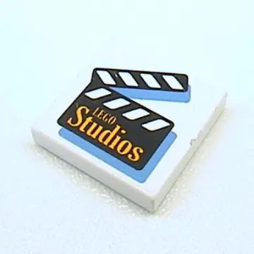 Tile 2 x 2 with 'Studios' on Clapper Print