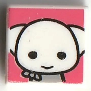 Tile 1 x 1 with Dobby the Elf print