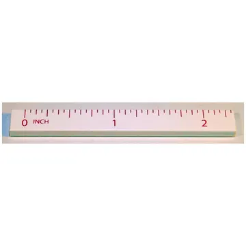 Tile 1 x 8 with Ruler INCH 0 - 2 Pattern