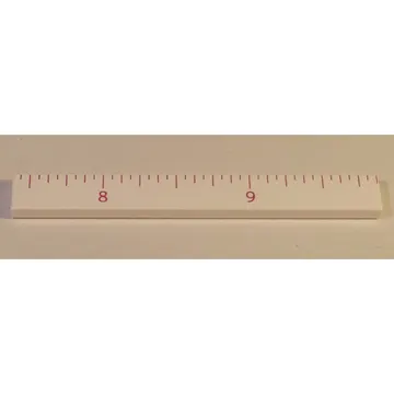 Tile 1 x 8 with Ruler INCH 8 - 9 Pattern