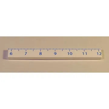 Tile 1 x 8 with Ruler CM 6 - 12 Pattern