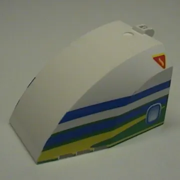 Windscreen 8 x 6 x 4 Canopy with Hinge and Airliner Aft Blue/Green Print