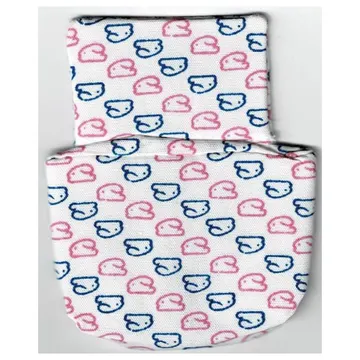 Duplo, Sleeping Bag / Baby Pouch with Pink and Blue Rabbit / Bunny Print