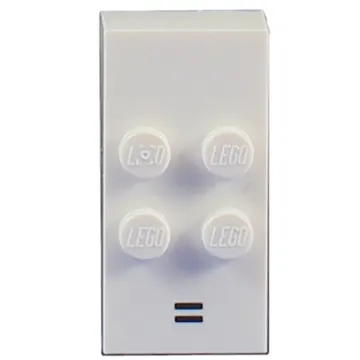 Braille Brick 2 x 4 with 4 Studs ⠶ and '=' Equals Print