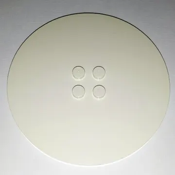 Plate Special Round 8 x 8 with 2 x 2 Center Studs without Groove