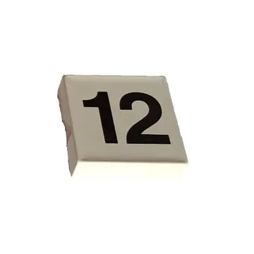 Duplo Tile 2 x 2 with '12' Print