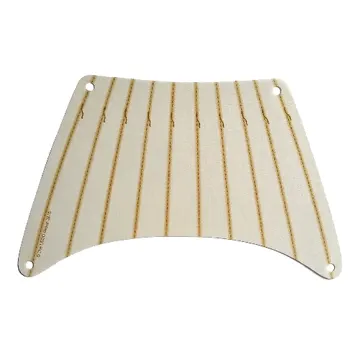 Sail, Rectangle, 27 x 17 with Dark Tan Stitching Print