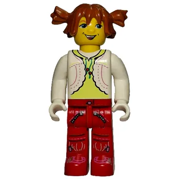 Juniors Midifig, Tina, White Torso and Red Legs