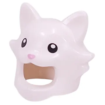 Costume / Mask, Cat with Bright Pink Nose, Black Eyes print