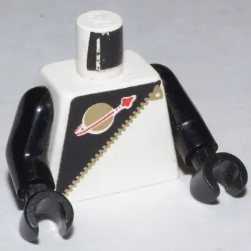Torso Classic Space Logo, Futuron Black Print, Black Arms and Hands