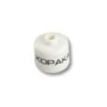 Pen Bead, Round Large, Curved Edges / Cylinder with 'KOPAKA' Print