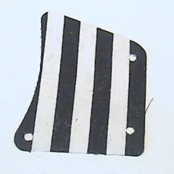 Sail, 9 x 11, with 3 Holes and Black Stripes Print