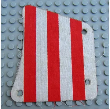 Sail, 9 x 11, with 3 Holes and Red Stripes Print