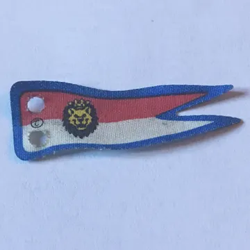 Flag 2 x 5 with Royal Knights Lion Head Print