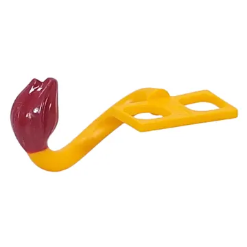Minifig Hipwear Lion Tail Costume with Dark Red Tip print
