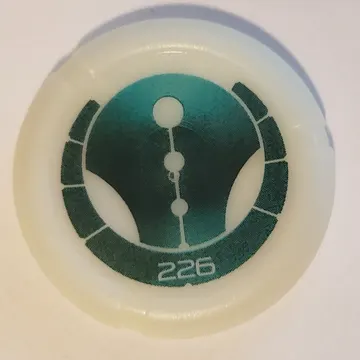 Large Figure Throwing Disc, Kanoka, Ga-Metru 226 Print