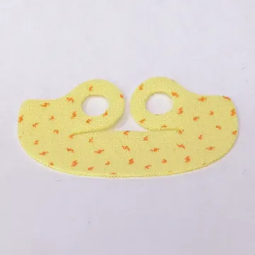 Neckwear Cape Collar with Bright Light Orange Fur print