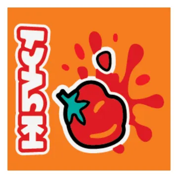 Tile 2 x 2 with Tomatoes print