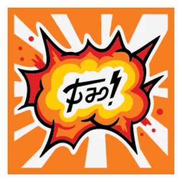 Tile 2 x 2 with Kaboom print