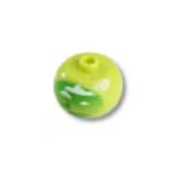 Pen Bead, Round Orb with Clouds Print