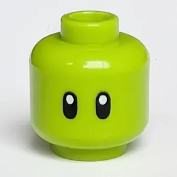 Minifig Head Z-Blob, Black Eyes Print