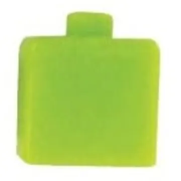 Pen Bead, Square with Axe Print