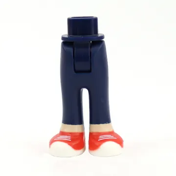 Minidoll Hips and Trousers with Back Pockets and Light Nougat Legs and Red Sneakers Print