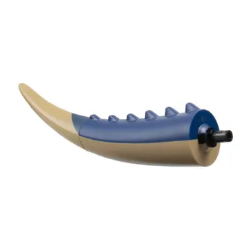 Animal Body Part, Dinosaur, Indominus Rex Tail, with Spikes and Dark Blue print