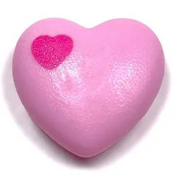 Clikits Icon, Heart 2 x 2 Large with Pin, Small Offset Heart Print