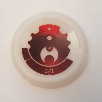 Large Figure Throwing Disc, Kanoka, Ta-Metru 171 Print