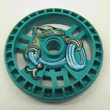 Technic Disc 5 x 5 Notched, Rope