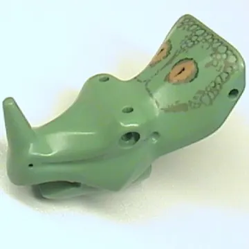 Animal Body Part, Dinosaur, Styracosaurus Head, Crested Neck and Nose Horn, with Pin
