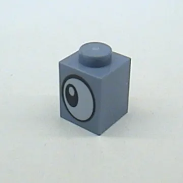 Brick 1 x 1 with Eye Sideways Print on Two Sides