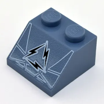 Brick Sloped 45° 2 x 2 with Alpha Team Arctic Print