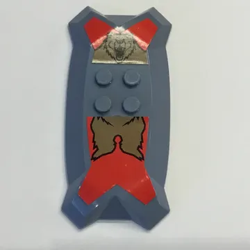 Shield from Nestle Promo Figure - Santus with Sword and Shield